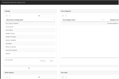 BisTrack Admin Tool