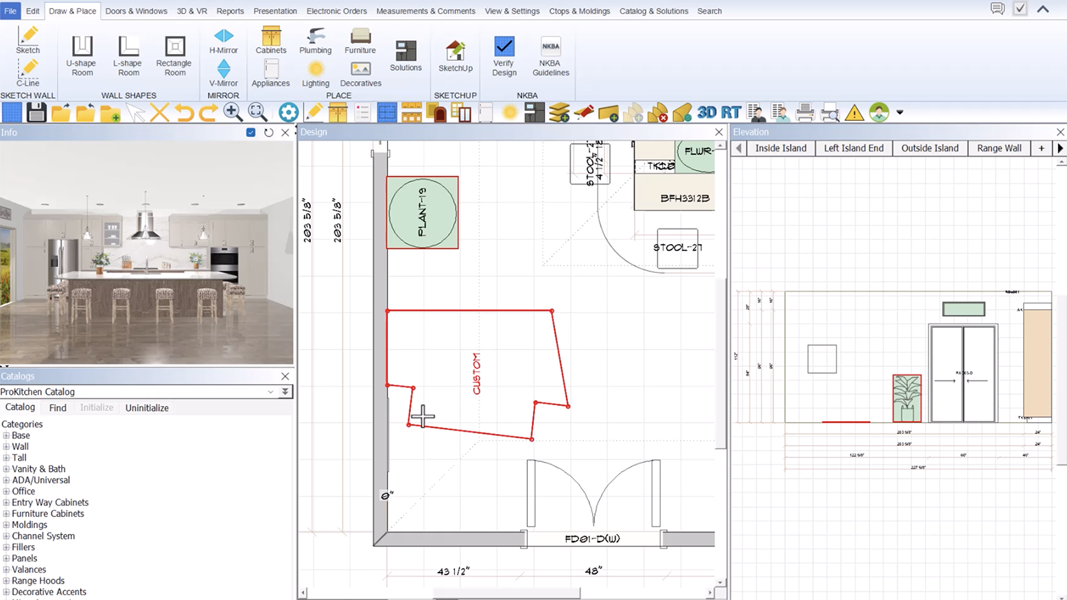 User Shapes Tutorial | ProKitchen Software