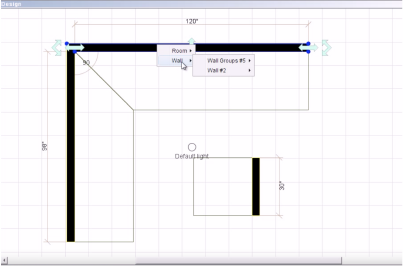 Adding a Wall to a Group | ProKitchen Software
