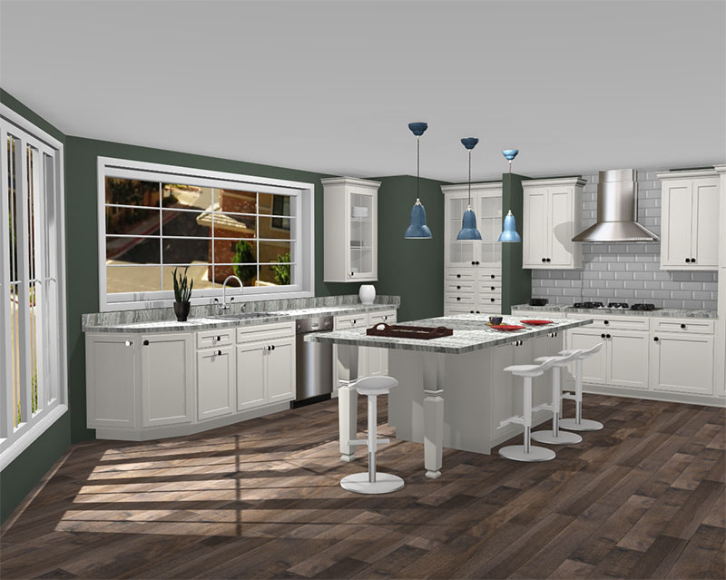 Aristokraft Kitchen rendered in ProKitchen Software