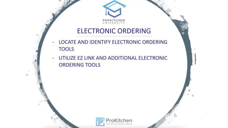 Basic Training Tutorials | ProKitchen Software