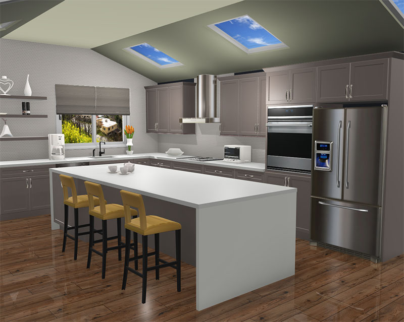 Kitchen rendered in ProKitchen Software