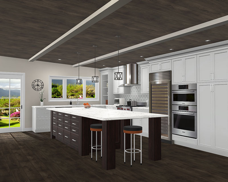 Rustic Kitchen rendering in ProKitchen Software