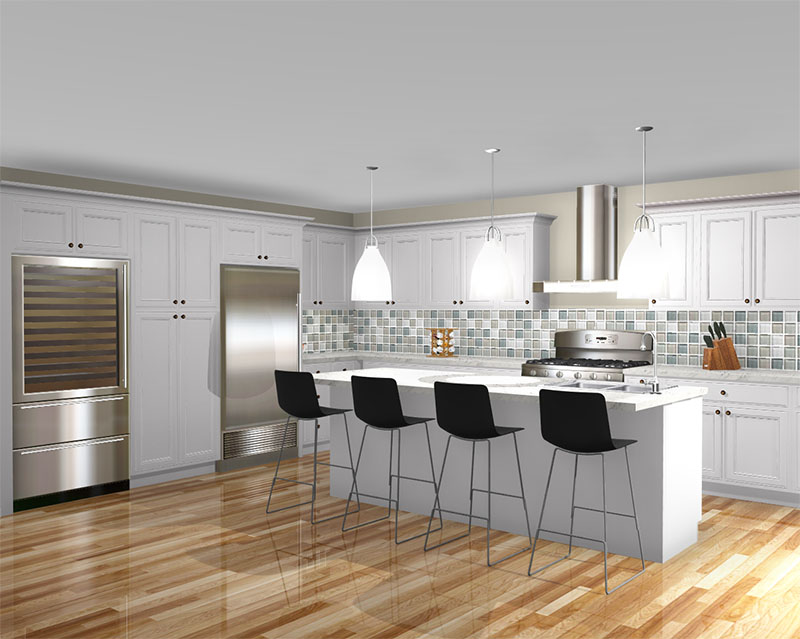 Shiloh Kitchen rendered in ProKitchen Software